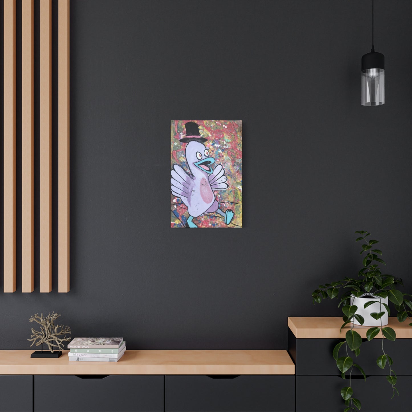 Canvas Print - Sir Quackers on Parade Original Artwork Print