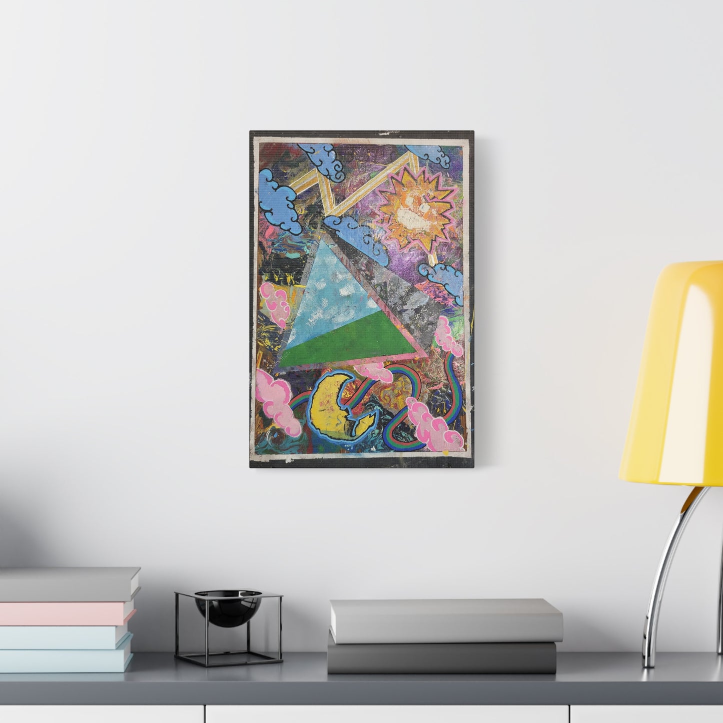 Peeking In From The Dreamscape Canvas Art —  Matte Stretched Wall Art